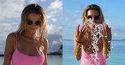 Odziana w różowe bikini Maja Bohosiewicz pluska się na Malediwach i rozmyśla: "Może rzucić to wszystko i zostać striptizerką"