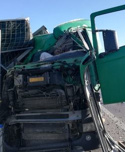 Olsztyn. Zderzenie ciężarówek na S16. Droga na Warszawę zablokowana