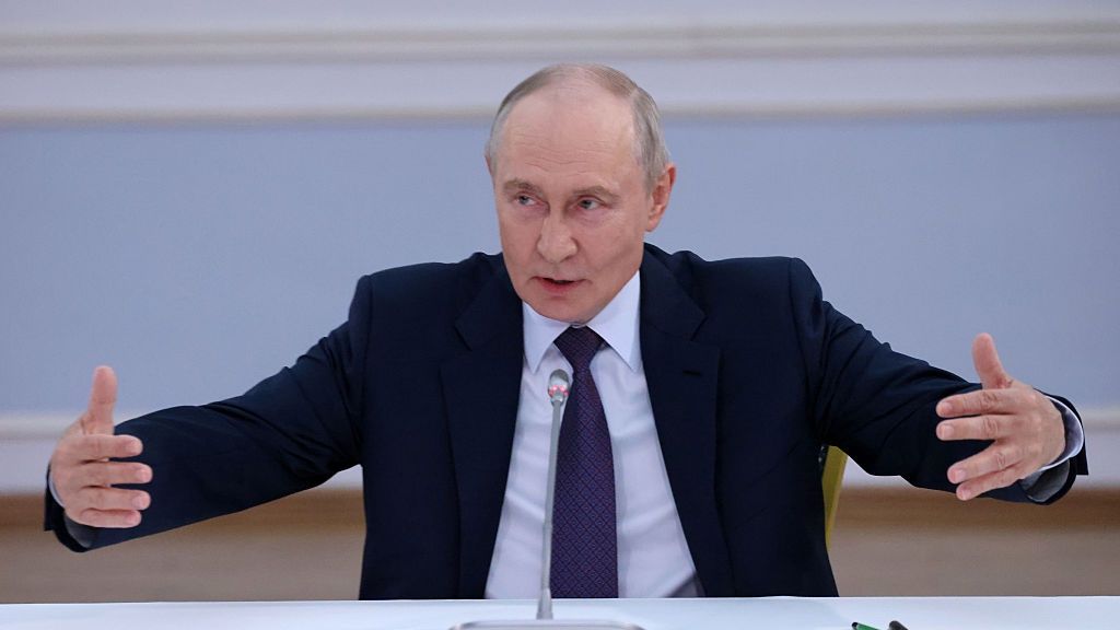 Russian President Putin Visits SiberiaULAN-UDE, RUSSIA - AUGUST 10: Russian President Vladimir Putin gestures during a visit to Buryat State University on August 10, 2026 in Ulan-Ude, Russia. Putin is having a two-days trip to Siberia. (Photo by Contributor/Getty Images)Contributorbestof, topix