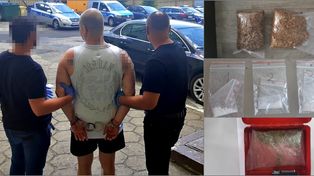 Mogilno: Miał narkotyki, nielegalny tytoń i pałkę teleskopową. 44-latek w areszcie