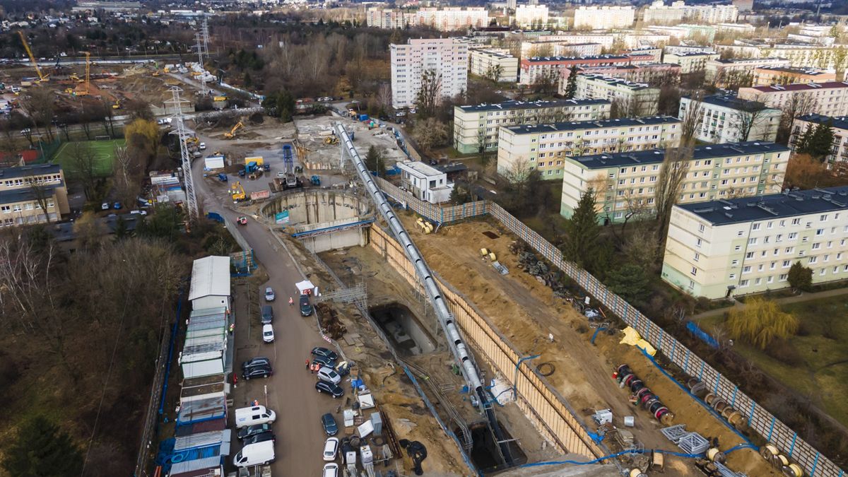 Budowa tunelu średnicowego w Łodzi