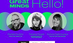 Radek Dudzic, Sylwia Dąbrowska, Teresa Rygiel w Great Minds