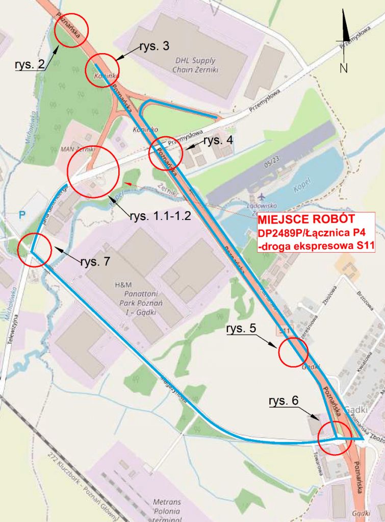 Budują drogę na lotnisko wojskowe. Zmiany w rejonie węzła Koninko i S11