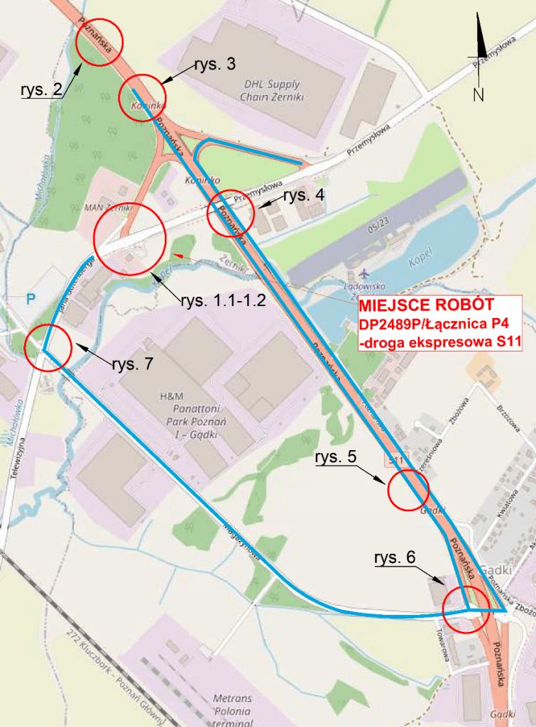 Budują drogę na lotnisko wojskowe. Zmiany w rejonie węzła Koninko i S11