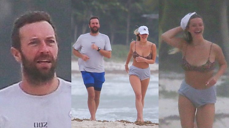 Chris Martin z córką na wakacjach