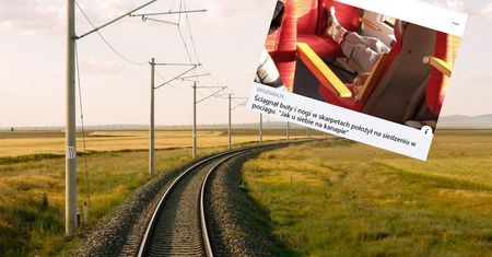 Spór o nogi na siedzeniu w pociągu. "To może zlikwidujmy siedzenia"