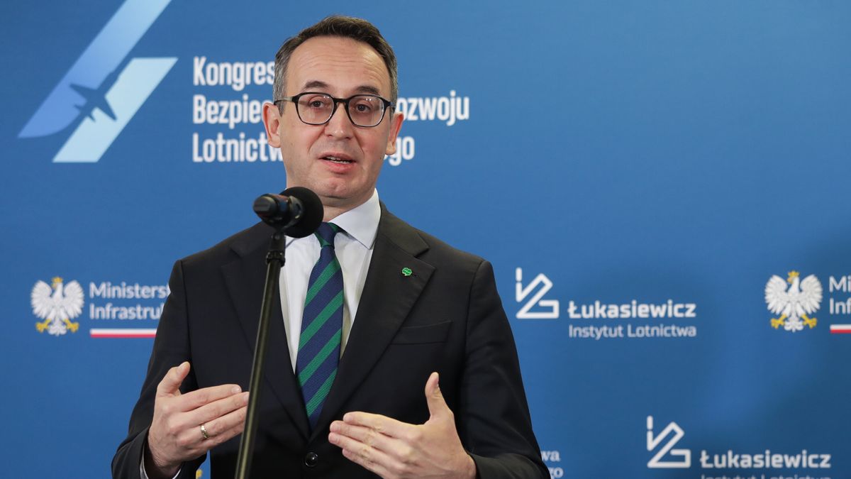 Minister infrastruktury Dariusz Klimczak