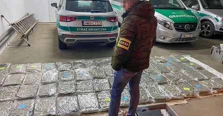 Narkotyki ukryte w ciężarówce ze szparagami. CBŚP rozbiło grupę, zatrzymano 42 osoby