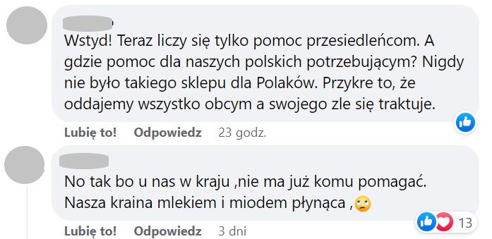 Darmowa odzież dla uchodźców - komentarze