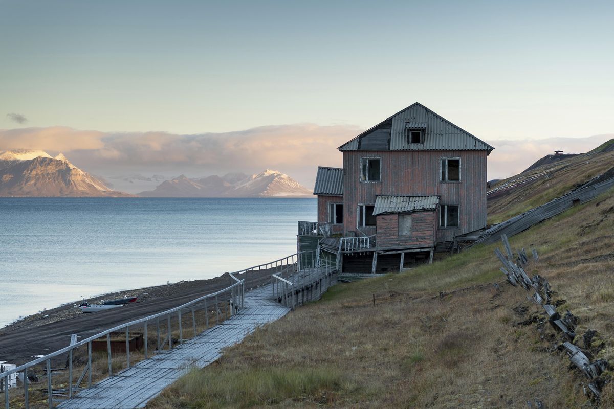 Osada rosyjskich górników Barentsburg na Svalbardzie