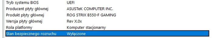 Z wyłączonym bezpiecznym rozruchem nie zagramy w Call of Duty: Black Ops 7 na PC. Źródło: własne.