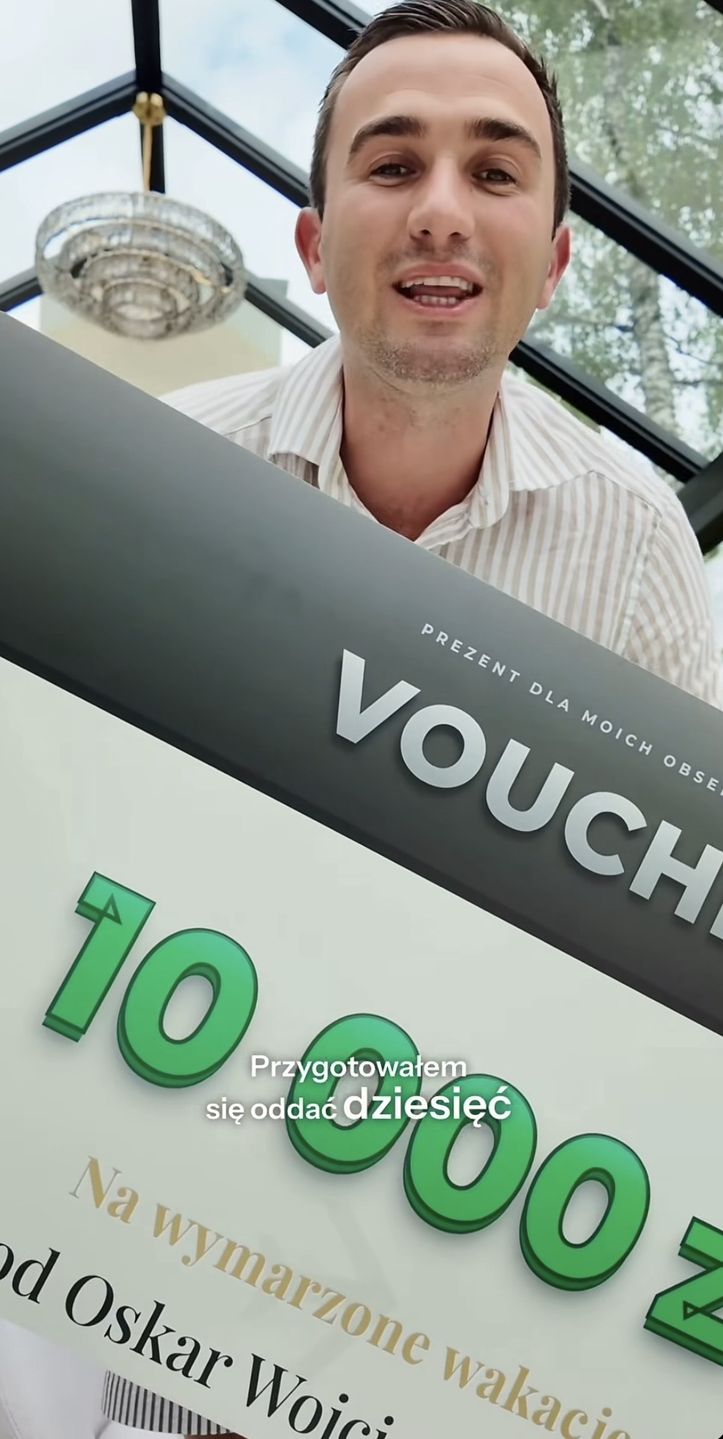 Oskar Wojciechowski oferuje 10 tysięcy złotych 