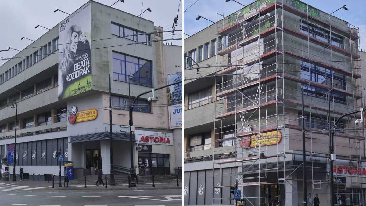 W miejscu muralu z Beatą Kozidrak powstaje mural oczyszczający powietrze