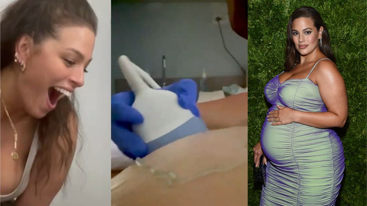 Ashley Graham opublikowała nagranie z USG w ciąży