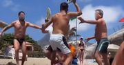 Bójka plażowiczów na Kanarach. Na wideo słychać polskie przekleństwa