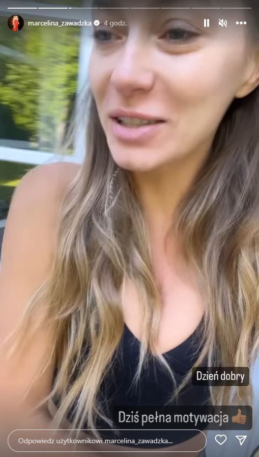 Marcelina Zawadzka bez makijażu