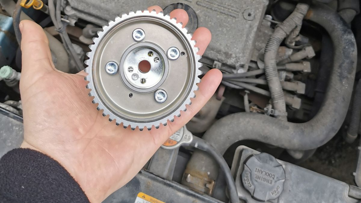 Typowe koło zmiennych faz rozrządu