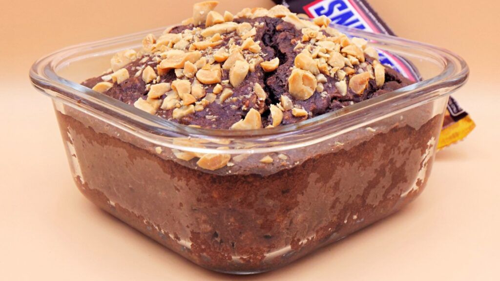 pieczona owsianka snickers 6