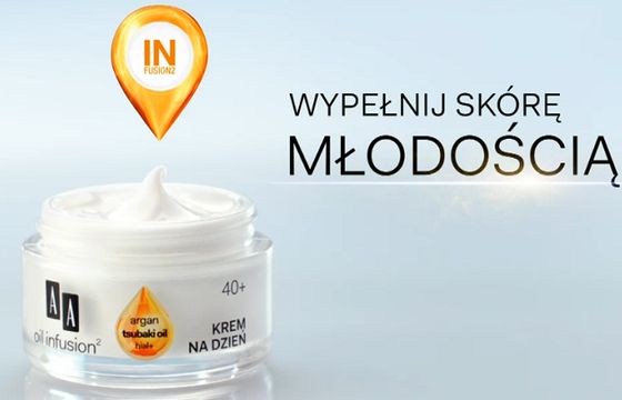 „Wypełnij skórę młodością” w reklamach AA Oil Infusion (wideo)