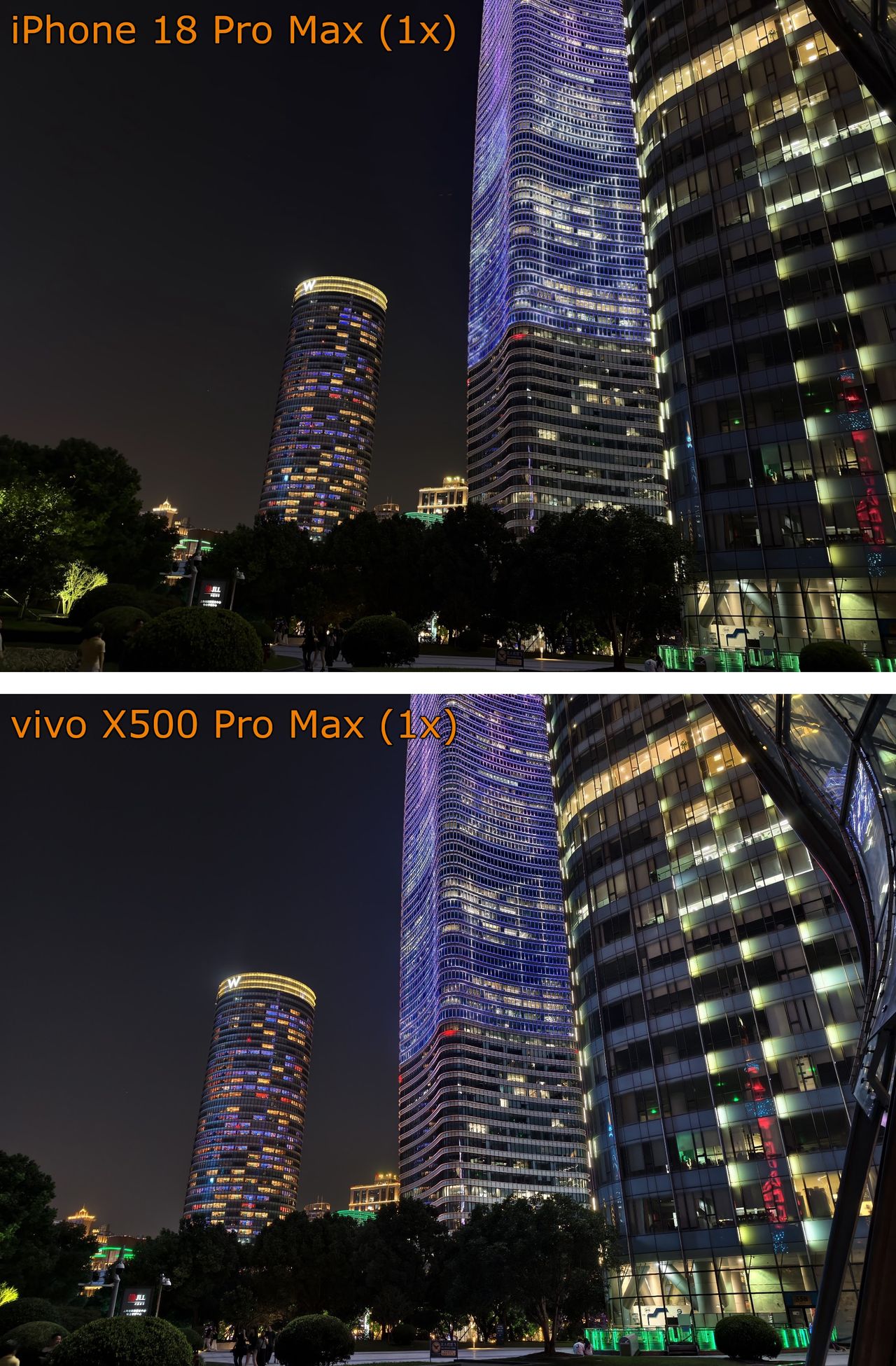 iPhone 18 Pro Max vs vivo X500 Pro Max