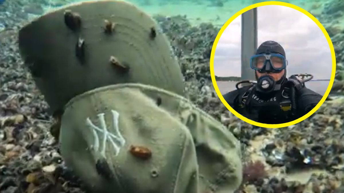 Nurek zaangażował się w sprzątanie bałtyku