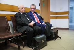 Kaczyński stawił się w sądzie. Zabrał głos tuż przed rozprawą