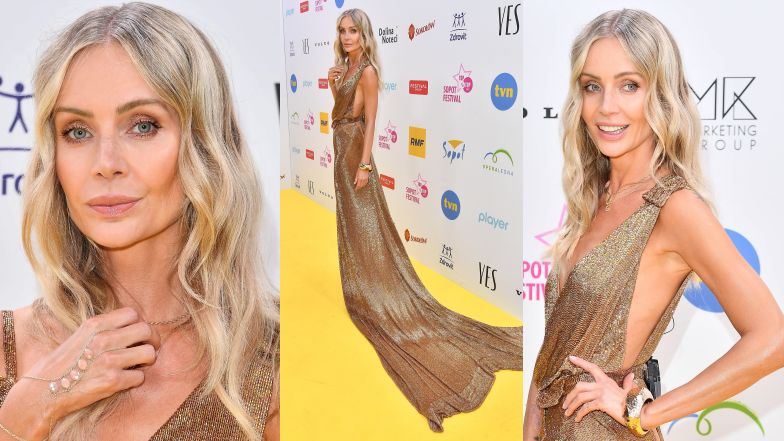 Agnieszka Woźniak-Starak zadaje szyku w Sopocie