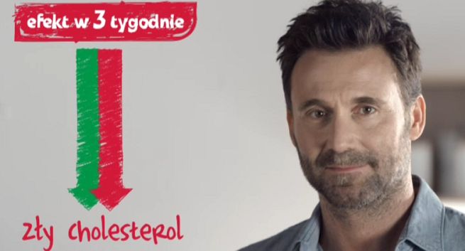 Bartłomiej Świderski reklamuje, że margaryna Optima Cardio „wspiera zdrowe wybory” (wideo)