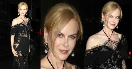 49-letnia Nicole Kidman w "naked dress" w Nowym Jorku (ZDJĘCIA)