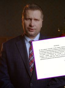 Kompromitacja Czarnka. Oświadczenie z błędem ortograficznym