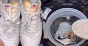 Wrzuć do pralki razem z butami. Biel aż razi po oczach