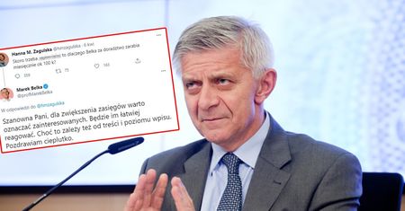 "Darmowa porada" Marka Belki. Odpowiedział aktywistce na Twitterze