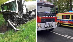 Podczas wyprzedzania zderzył się z ciężarówką. Zmarł na miejscu