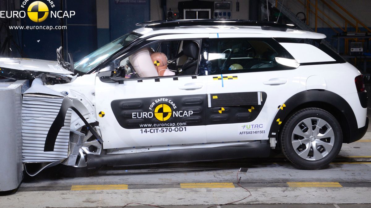 Citroën C4 Cactus z czterema gwiazdkami, X-Trail z pięcioma w EuroNCAP 1