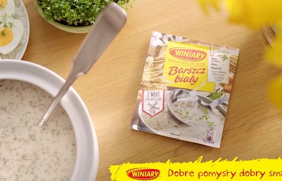 Barszcz Biały Winiary reklamowany „nie tylko od święta” (wideo)