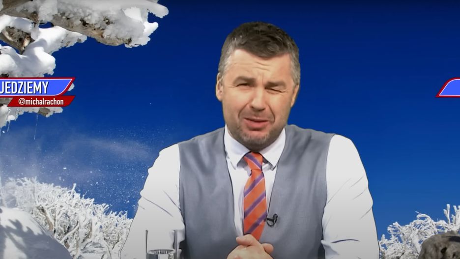Michał Rachoń prowadzi program publicystyczny "Jedziemy"