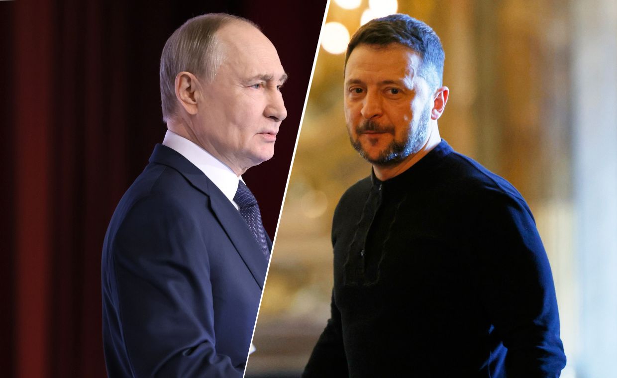 Władimir Putin, Wołodymyr Zełenski