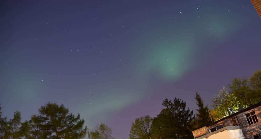 Zorza polarna nad Polską