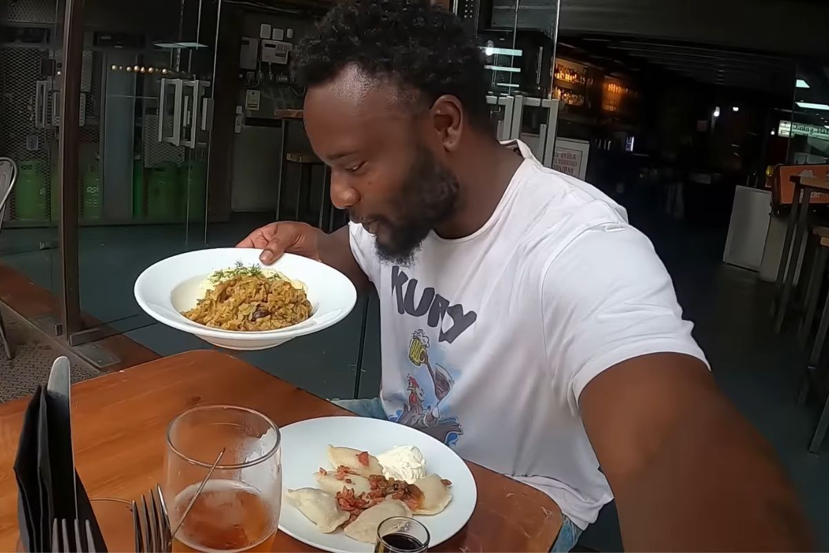 Andre postawił na pierogi i bigos