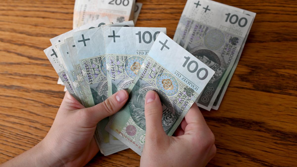 pieni�dze PLN
Szczecin, 09.09.2021. Banknoty, bilety Narodowego Banku Polskiego o nominale 100 z� trzymane w d�oniach, 9 bm. (ran) PAP/Marcin Bielecki
Marcin Bielecki
100 z�otych, 200 z�, 200 z�otych, banknot�w, banknoty, dlo�, d�onie, got�wka, kasa, liczenie pieniedzy, pieni�dze, z�ot�wki