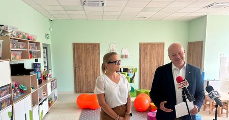 Żłobek Miejski nr 2 w Płocku po rozbudowie. Teraz pomieści 159 dzieci