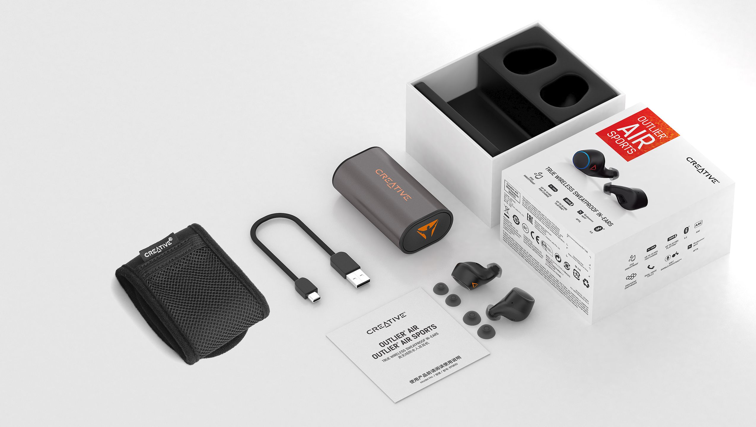 Test Creative Outlier Air Sports: 30 godzin słuchania bez ładowania 6