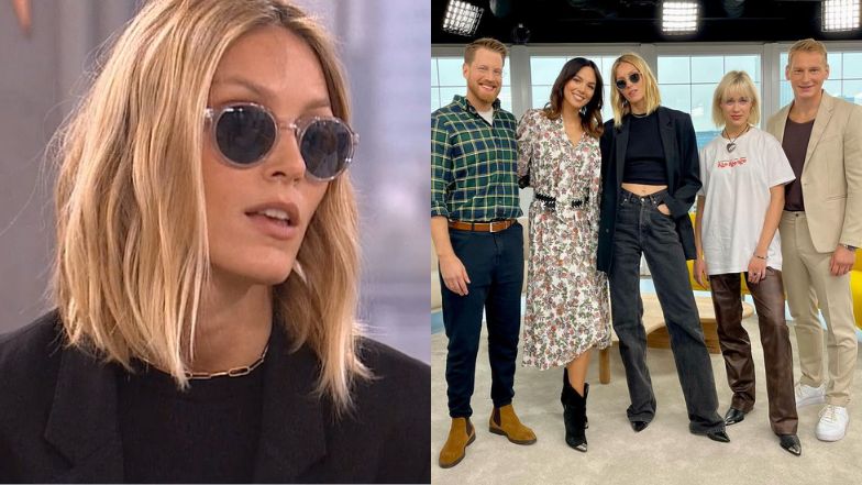 Anja Rubik w "Dzień dobry TVN". Przeprosiła widzów za swój wygląd