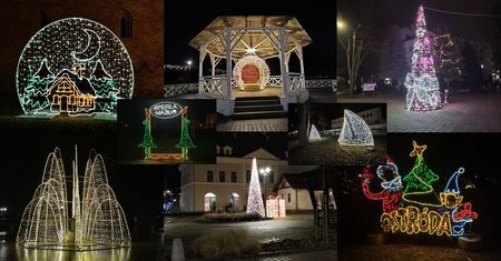 Ostróda: Miasto rozbłysło świątecznymi iluminacjami