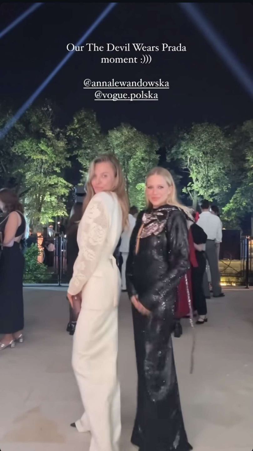 Anna Lewandowska na evencie Vogue September Issue