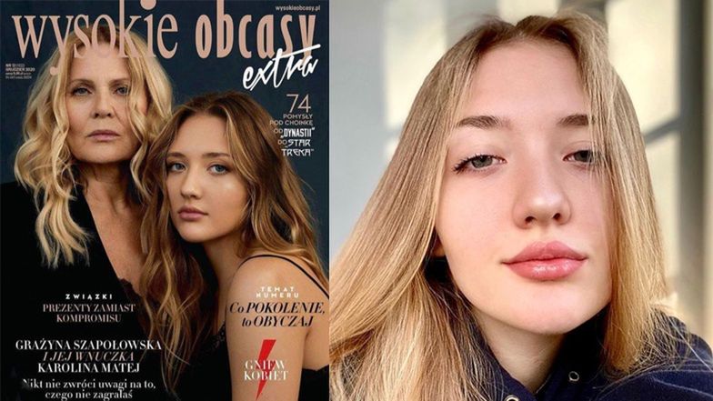 Grażyna Szapołowska promuje wnuczkę