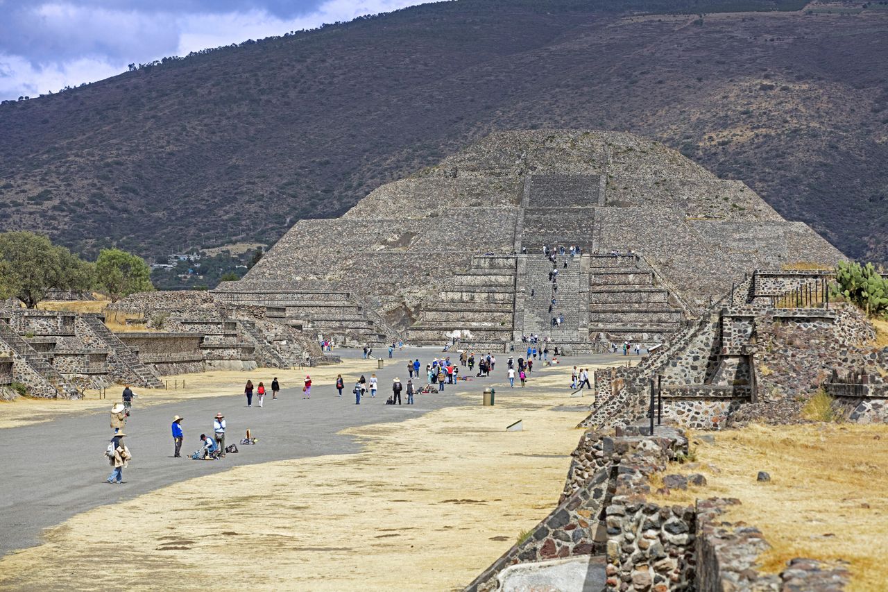 Piramida w Teotihuacan