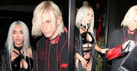 "Biskup" Machine Gun Kelly wyprowadza NA SMYCZY Megan Fox w stroju lubieżnej zakonnicy... (ZDJĘCIA)