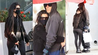 Kourtney Kardashian i Travis Barker obściskują się na środku ulicy (ZDJĘCIA)