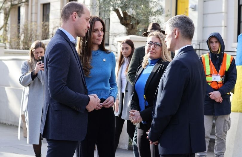 Książę William i Kate Middleton odwiedzają Ukraińskie Centrum Kultury w Londynie